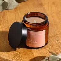 Свеча ароматическая Stella Fragrance 90 гр, Salt Caramel