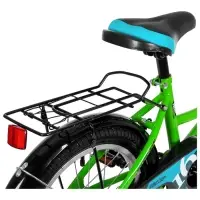 Велосипед детский Novatrack VECTOR, диаметр колёс 16", со съёмными колёсами, лаймовый