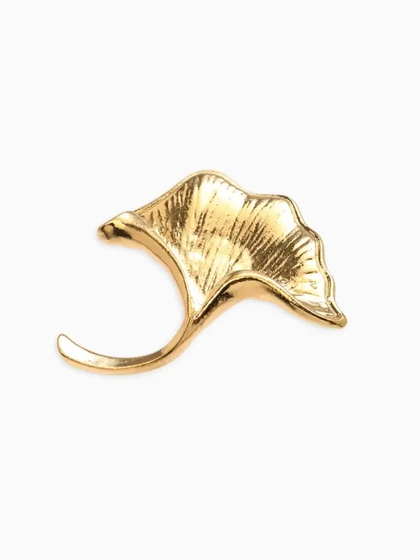 Брошь  Брошь "Цветок каллы", цвет золото