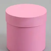 Набор подарочных шляпных коробок 4 в 1 &laquo;Розовый&raquo; 18&times;18 ‒14&times;14 &plusmn;2 см