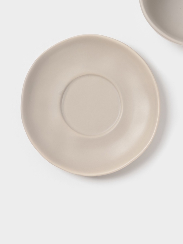 Бульонница Magistro  Бульонница Magistro "Potter" 255мл 15х2 цвет светло-серый с блюдцем