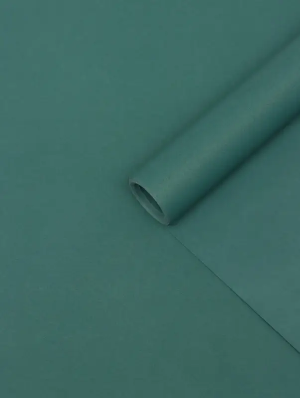 Бумага крафт двустороння, бирюзовый 0.68&times;10 м