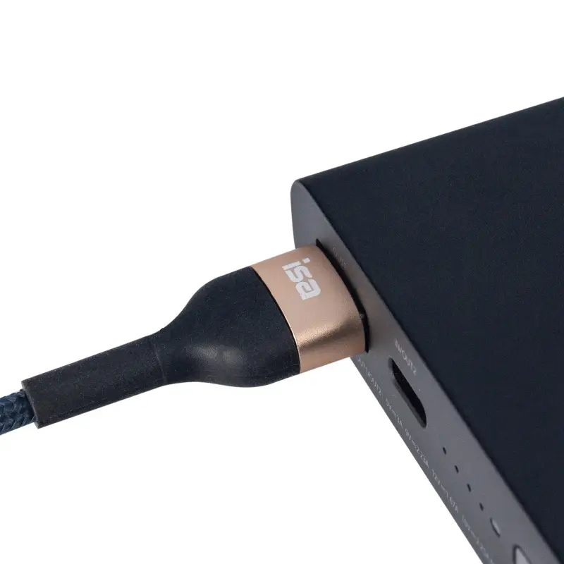 Кабель USB на Type-C 1m 2A BX-5 ISA сине-золотой