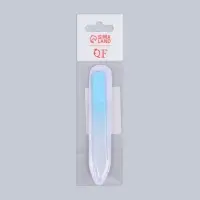 Пилка стеклянная для ногтей, 9 см, в чехле, МИКС