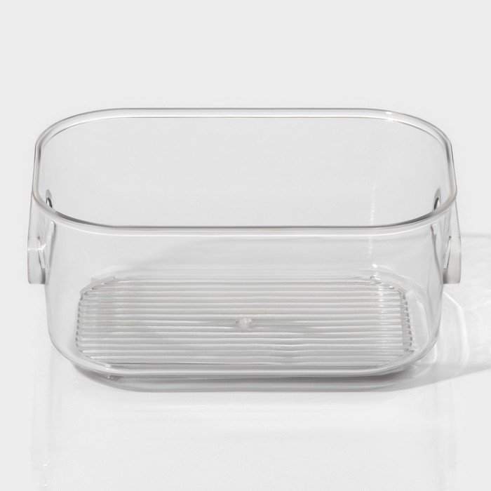 Контейнер для хранения LaDо́m, 14,5×9,5х6,3 см, цвет прозрачный Контейнер для хранения LaDо́m, 14,5×9,5х6,3 см, цвет прозрачный