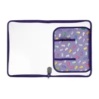 Папка для труда А4 Gummy, молния вокруг/откидная планка