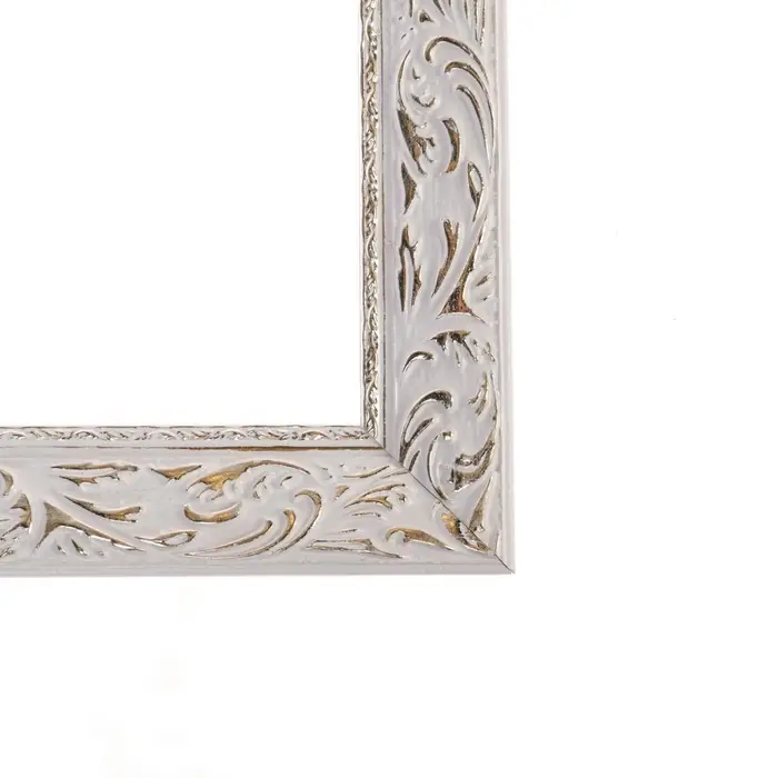 Рама для картин (зеркал) 40&times;50&times;4 см, дерево &laquo;Версаль&raquo;, бело-золотая