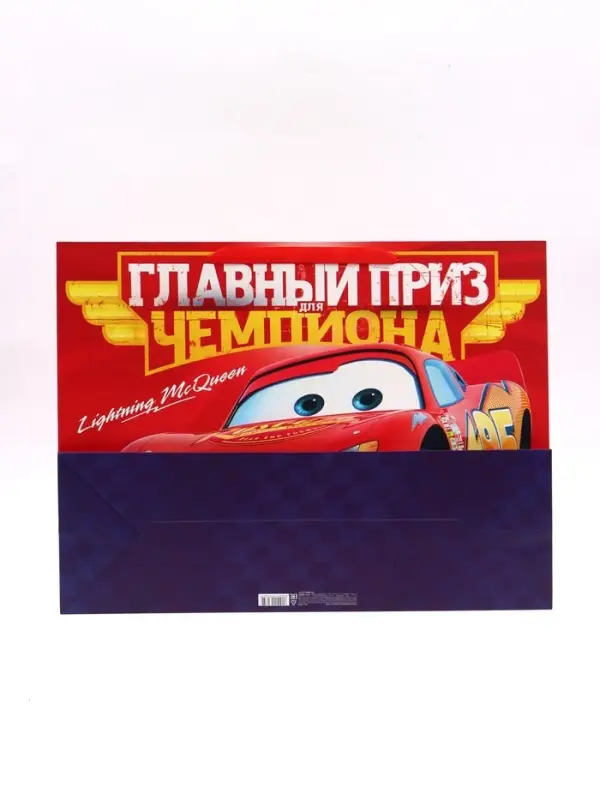 Пакет подарочный &laquo;Главный приз чемпиона&raquo;, 61&times;46&times;20 см