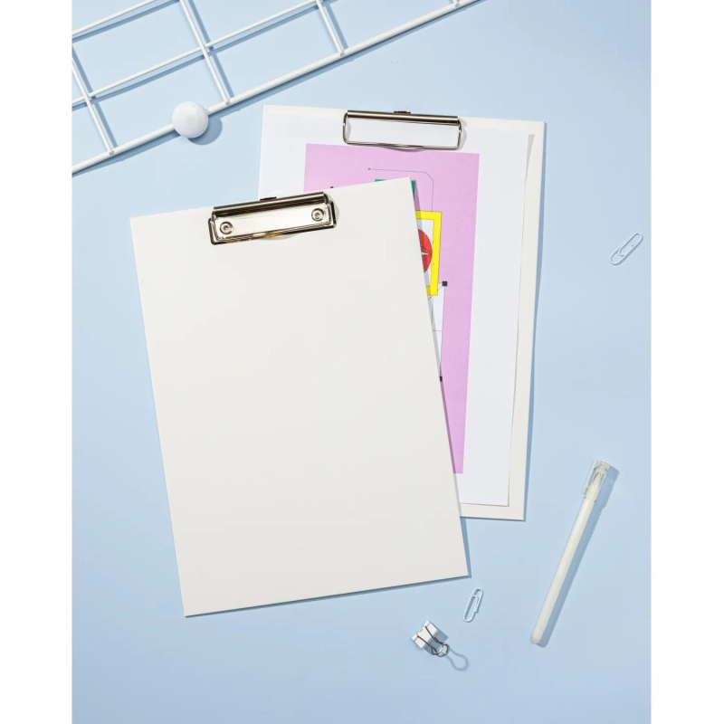 Папка-планшет д/бумаг КОМУС A4 белый жасмин