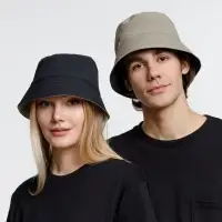 Панама Nylon двусторонняя, черная с хаки, размер M/L