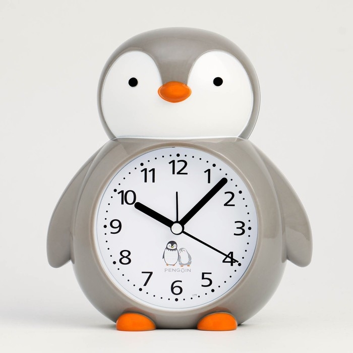 Будильник детский Будильник детский "Пингвин", дискретный ход, 15 х 14 х 5 см