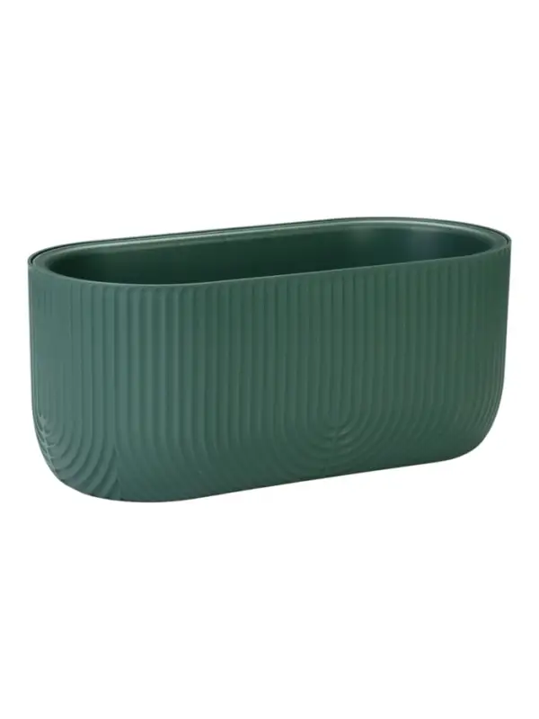 Кашпо со вставкой 6 л 38х18х_ см нефртитовый РАМОНА