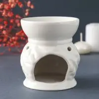 Аромалампа для эфирных масел &laquo;Золотая бабочка&raquo;, керамика, 9&times;7.5&times;7.5 см