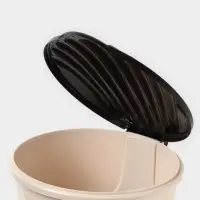 Ведро для мусора, 10 л, с педалью, МИКС