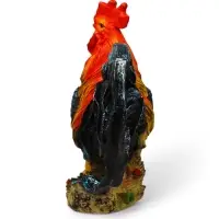 Садовая фигура из полистоуна &laquo;Петух андалузский&raquo;, 42&times;20&times;38 см