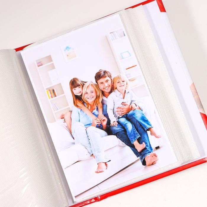 Фотоальбом на 100 фото 10х15 см Фотоальбом на 100 фото 10х15 см "Цветы" МИКС 16,5х12,5х5 см