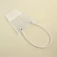 Сумка для цветов прозрачная, влагостойкая, белая, 20&times;17&times;10 см