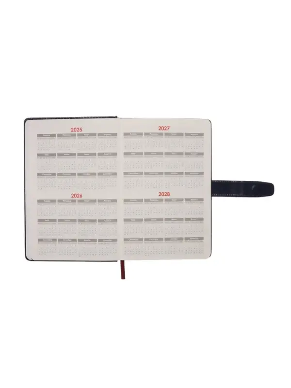 Ежедневник недатированный формат А5, с хлястиком, 128л, линия, пвх, Синий Ежедневник недатированный формат А5, с хлястиком, 128л, линия, пвх, Синий