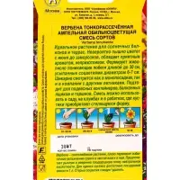 Семена цветов Вербена Ампельная обильноцветущая, смесь сортов Цветущий балкон, Ц/П,30 шт. Семена цветов Вербена Ампельная обильноцветущая, смесь сортов Цветущий балкон, Ц/П,30 шт.