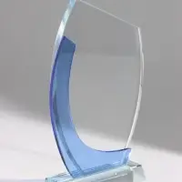 Стела стеклянная &laquo;Взлёт&raquo;, 12&times;4&times;22 см