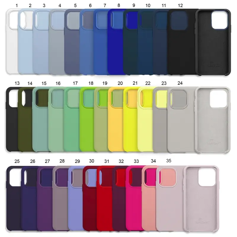 Чехол для iPhone 14 Pro Silicone Сase APL WS (с лого)