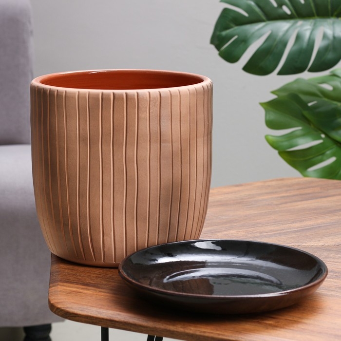 Горшок цветочный Горшок цветочный "Вертикаль" 6л