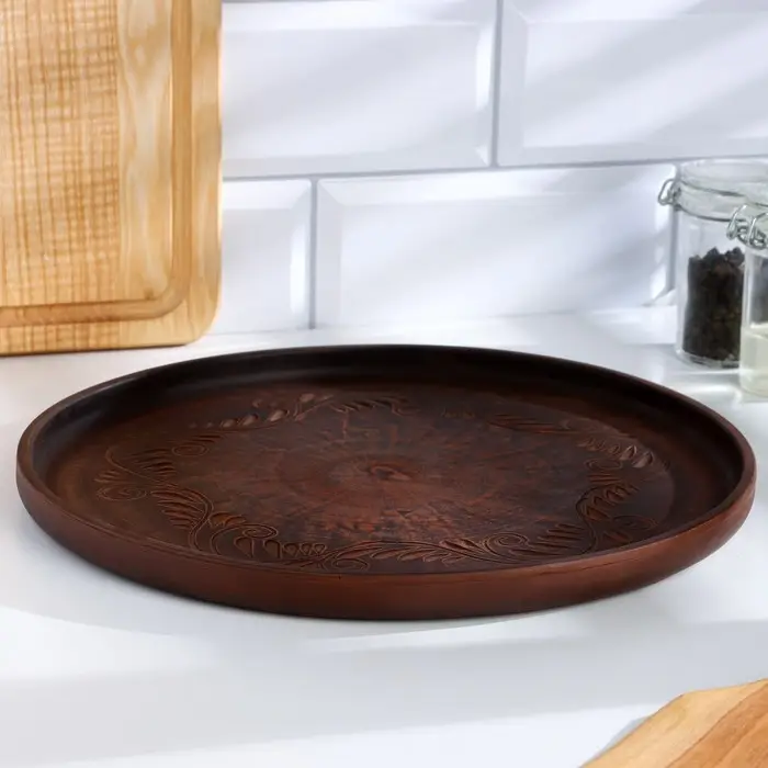 Блюдо для пиццы «Вьюнок», 2,5×28×28 см Блюдо для пиццы «Вьюнок», 2,5×28×28 см