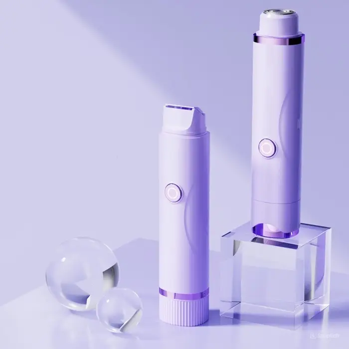 Триммер LTRI-26, женский, 2 насадки, от АКБ, сиреневый Триммер LTRI-26, женский, 2 насадки, от АКБ, сиреневый