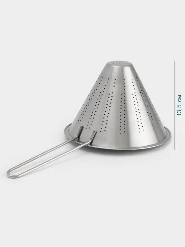 Дуршлаг конический Hanna Kn&ouml;vell, d=20 см, нержавеющая сталь