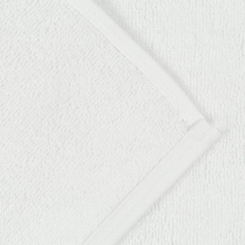 Полотенце Luscan махровое 50х70, 500 гр/м2, Oтель белый, Турция, 5 шт/уп