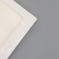 Пакет подарочный с широким дном и окном 25&times;19&times;18 см, белый