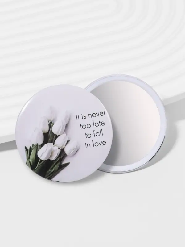 Зеркало карманное &laquo;Растения&raquo;, d=7 см, МИКС