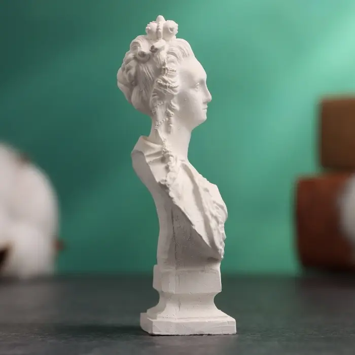 Бюст &laquo;Екатерина I Императрица&raquo;, фигурка гипс, белый