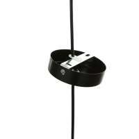 Светильник BayerLux 2284/1 LED черно-золотой 10х10х24-124 см