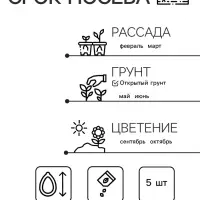 Семена цветов Петуния "Изи Вейв Блю", F1, 5 шт