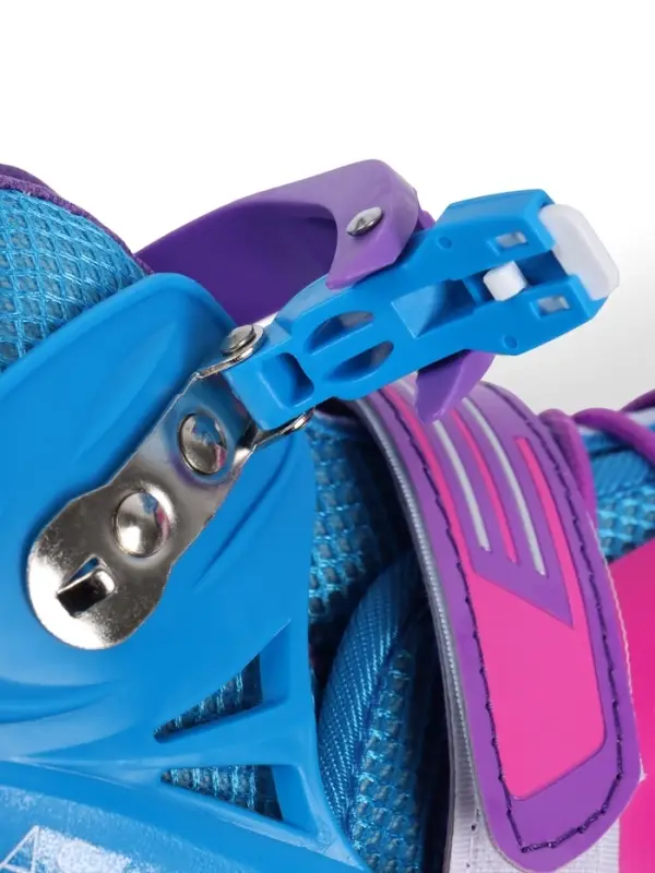 Коньки для фитнеса с роликовой платформой BlackAqua (р.34-37, мультиколор)