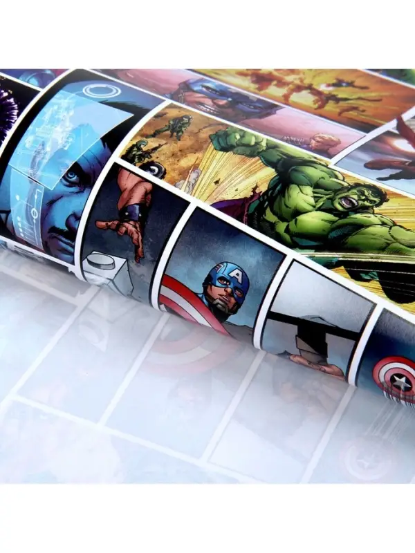 Бумага упаковочная глянцевая «Ты Супер Герой», Мстители, 70x100 см