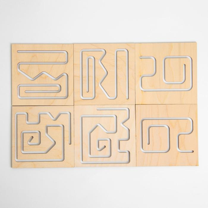 Развивающая игрушка нейротренажер для детей &laquo;Межполушарная доска. Лабиринты&raquo;