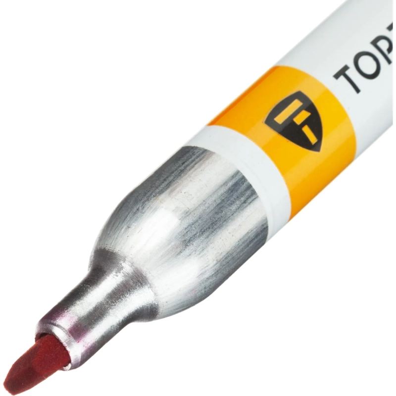 Маркер для агрессивной среды Topfort HD 850 красный 3-7мм скош. наконечник