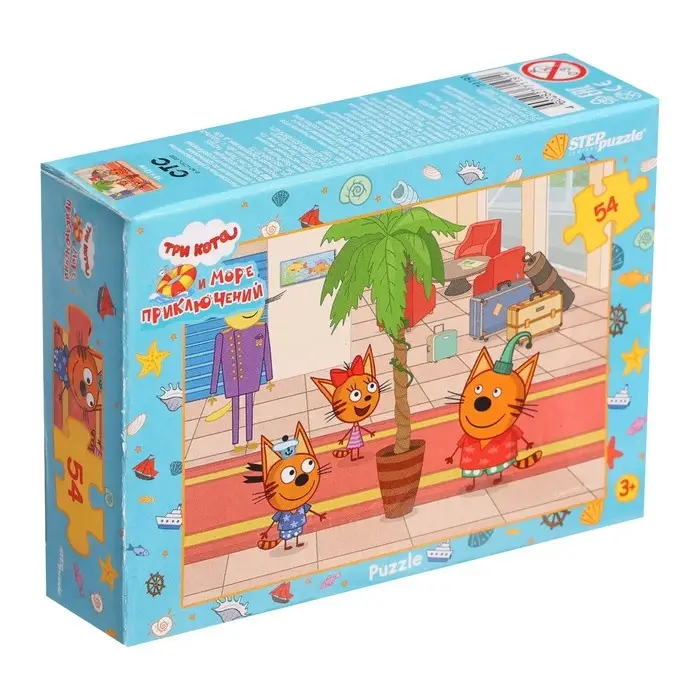 Пазл «Три кота», 54 элемента Пазл «Три кота», 54 элемента