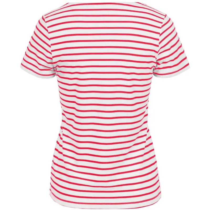 Футболка женская Grand Granat New, белая с красным, размер XS Футболка женская Grand Granat New, белая с красным, размер XS