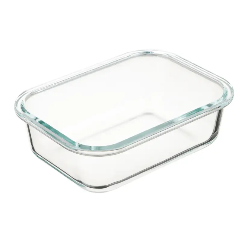 VETTA Контейнер для продуктов 1000мл, крышка бамбук, жаропрочное стекло