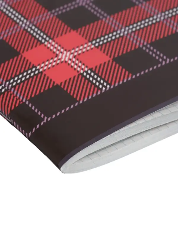 Тетрадь 96 листов в клетку &laquo;Шотландка&raquo;, серые листы, МИКС