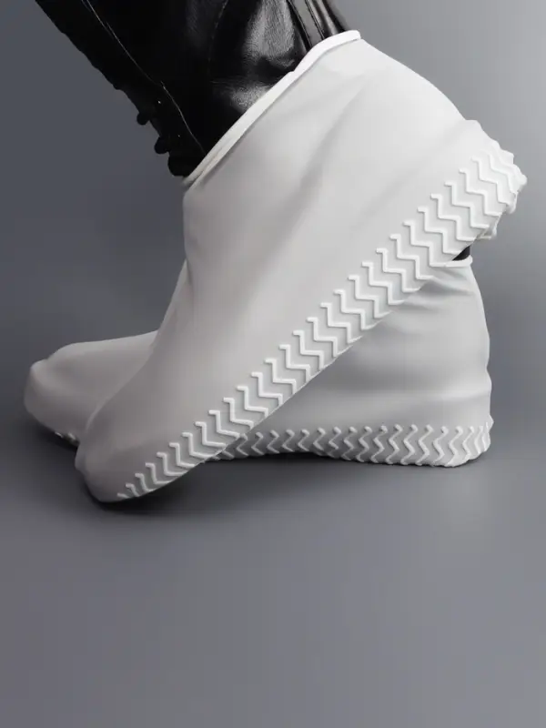 Чехлы для обуви, силиконовые, р-р S (26-34), 21 см, пара, белые