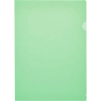 Папка уголок п/э цв. E-100/334T зеленая Россия 10 шт/уп