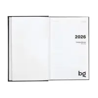 Ежедневник датир 2026г А5 168л б/вин, Черный Ежедневник датир 2026г А5 168л б/вин, Черный