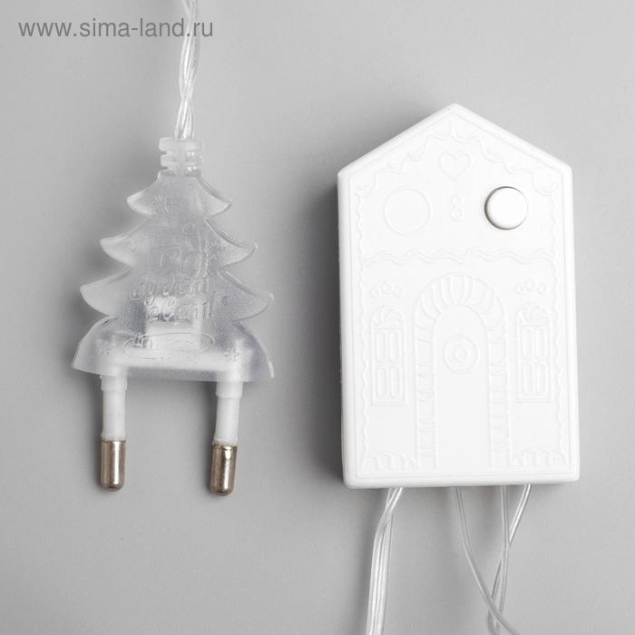 Гирлянда «Нить» 5 м с насадками «Шарики белые», IP20, прозрачная нить, 30 LED, свечение тёплое белое, 8 режимов, 220 В Гирлянда «Нить» 5 м с насадками «Шарики белые», IP20, прозрачная нить, 30 LED, свечение тёплое белое, 8 режимов, 220 В