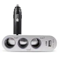 Разветвитель прикуривателя AVS 12/24 (на 3 выхода+USB) CS312U