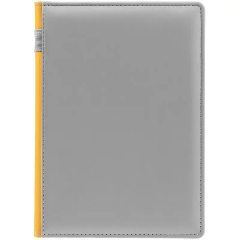 Ежедневник Spain Shall, недатированный, серый с желтым Ежедневник Spain Shall, недатированный, серый с желтым