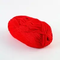 Пряжа &laquo;Бюджетная Макси&raquo; 40% шерсть, акрил 60%. 140 м/150 г (046 красный)